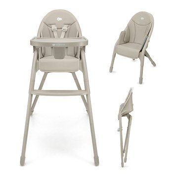 Дитячий стільчик для годування 2в1 Kinderkraft Dinnly Beige (KHDINN00BEG0000)