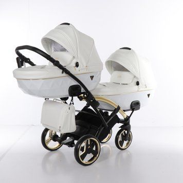 Универсальная коляска 2в1 для двойни Junama Diamond Individual Duo Slim 04