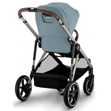 Прогулянкова коляска Cybex Gazelle S TPE Stormy Blue для новонароджених, 20 конфігурацій