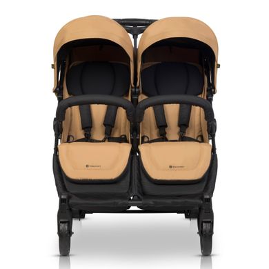 Прогулочная коляска для двойни Euro-Cart Doblo 2024 Camel