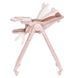 Стільчик для годування EL CAMINO ME 1037 CRYSTAL Bear Pink 4 колеса зі стопором, компактне складання
