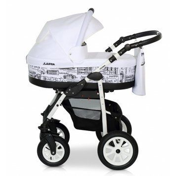Коляска 2 в 1 Verdi Laser 9023-VL-03, 03, белый