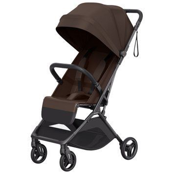 Прогулянкова коляска Carrello Solo CRL-5531 Vintage Brown легка карбонова рама, компактне складання однією рукою, знімний бампер