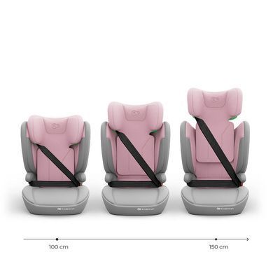 Автокрісло Kinderkraft i-Spark 2 Plus i-Size Pink (KCISPA02PNKPL00) з функцією бустер, 10 положень підголівника, система SPS і H-GUARD