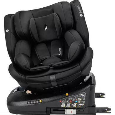Автокрісло Osann Eno360 i-Size All Black з ISOFIX, оберт на 360, вкладка для новонароджених