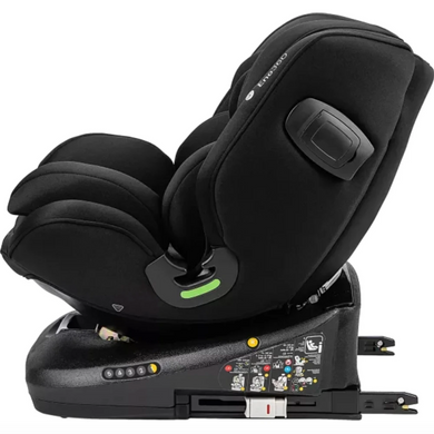 Автокрісло Osann Eno360 i-Size All Black з ISOFIX, оберт на 360, вкладка для новонароджених