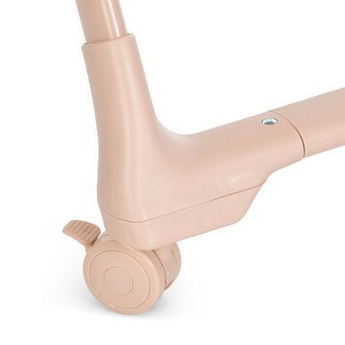 Стульчик для кормления El Camino CRYSTAL ME 1037 Nude Pink с регулировкой спинки и подножки, экокожа
