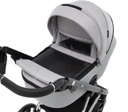 Коляска 2 в 1 Adamex Blanc Special Edidion PS-586 сіра