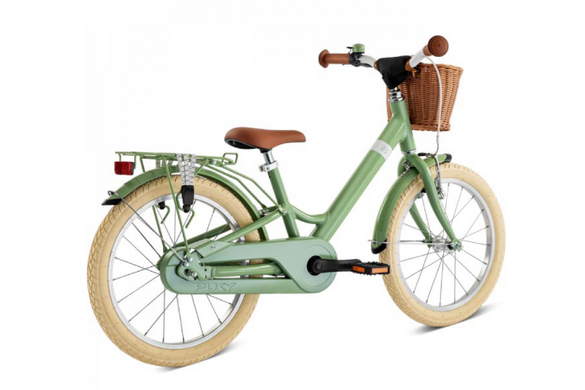 Детский велосипед Puky YOUKE 18 ALU Classic Retro Green 4340 для детей 5 лет+