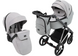 Коляска 2 в 1 Adamex Blanc Special Edidion PS-586 сіра