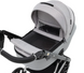 Коляска 2 в 1 Adamex Blanc Special Edidion PS-586 сіра