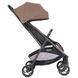 Прогулочная коляска Graco Myavo коричневый легкий вес, автоматическая сборка, съемный бампер