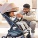 Прогулочная коляска Graco Myavo коричневый легкий вес, автоматическая сборка, съемный бампер