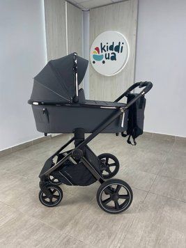 Коляска 2 в 1 Carrello Ultimo CRL-6511 Black Chrome NEW 2023 Harbor Grey