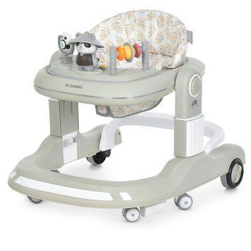 Ходунки-пушер 2в1 EL CAMINO ME 1200 URSA Beige с игрушками и музыкой