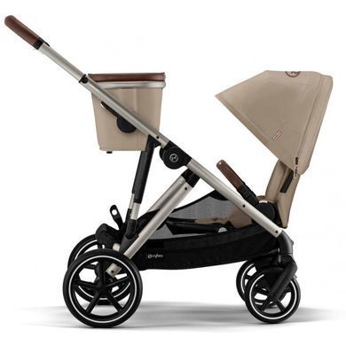 Універсальна коляска 2 в 1 для однієї дитини Cybex Gazelle S 2025 TPE Almond Beige