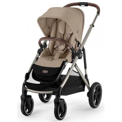 Універсальна коляска 2 в 1 для однієї дитини Cybex Gazelle S 2025 TPE Almond Beige
