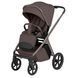 Коляска 2в1 CARRELLO Vector CRL-6553 Coffee Beige регулювання висоти капюшона, система Memory Button, збільшена люлька