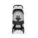 Прогулочная коляска Cybex Coya Style Off White Matt Black Frame в самолет, стандарт ручной клади IATA, ультракомпактная