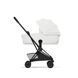 Прогулочная коляска Cybex Coya Style Off White Matt Black Frame в самолет, стандарт ручной клади IATA, ультракомпактная