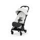 Прогулочная коляска Cybex Coya Style Off White Matt Black Frame в самолет, стандарт ручной клади IATA, ультракомпактная