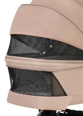 Коляска 2в1 Lionelo FREYA BEIGE SAND складання люльки з шасі, велике сидіння XXL, великі колеса, дихаючий матрац
