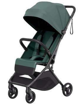 Прогулянкова коляска Carrello Solo CRL-5531 Malachite Green легка карбонова рама, компактне складання однією рукою, знімний бампер
