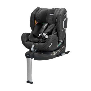 Автокрісло Recaro Xenon 1 KID Fresh Black з поворотом на 360, ISOFIX та опорна ніжка, регулювання нахилу спинки