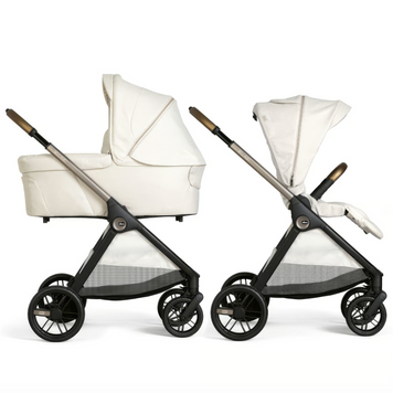 Коляска 2в1 Chicco Bellagio 2 AMBER GLOW со сборкой OneTouch, реверсивное сиденье, большие колеса с амортизацией
