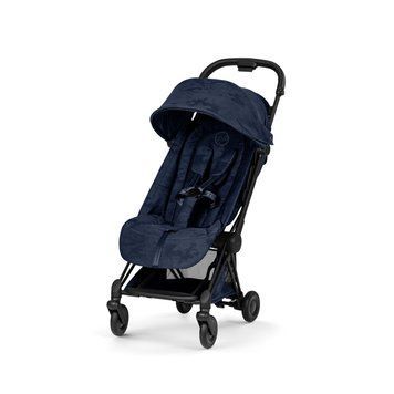 Прогулочная коляска Cybex Coya Rebellious Luxury Denim Blue в самолет, стандарт ручной клади IATA, ультракомпактная
