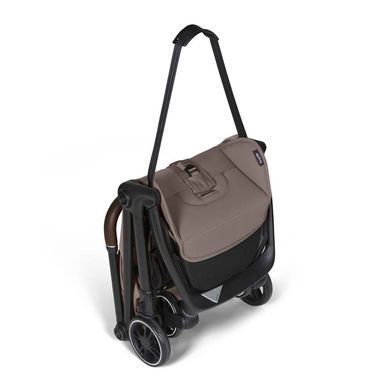 Прогулочная коляска Bumprider Connect mini Sand Taupe размер ручной клади IATA, выдвижная подножка, трансформация в коляску для двойни, ремни EasySlide