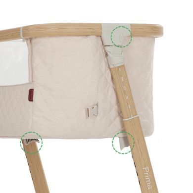 Приставне дитяче ліжко Carrello Prima CRL-16503 Honey Beige