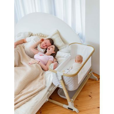 Приставне дитяче ліжко Carrello Prima CRL-16503 Honey Beige