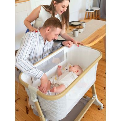 Приставне дитяче ліжко Carrello Prima CRL-16503 Honey Beige