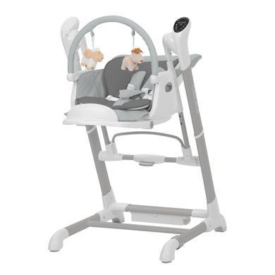 Стульчик-качели 3в1 Carrello Cascata CRL-10303/1 Ash Grey (с сенсорной панелью)