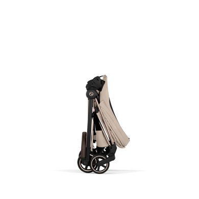 Текстиль для прогулочного блока Cybex Mios Style Collection Cozy Beige с регулируемым капюшоном XXL, вентиляция спинки, ремни безопасности One Pull