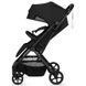 Прогулянкова коляска Lionelo TANSI BLACK ONYX з просторим спальним місцем, амортизація коліс, складання однією рукою