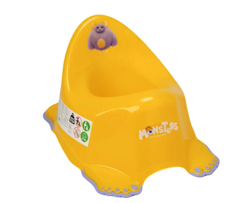 Горщик дитячий з музикою антиковзкий Tega Baby MONSTERS yellow