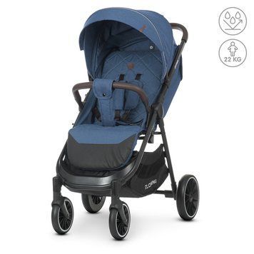 Коляска детская прогулочная EL CAMINO ME 1083 OPTIMA Navy Blue
