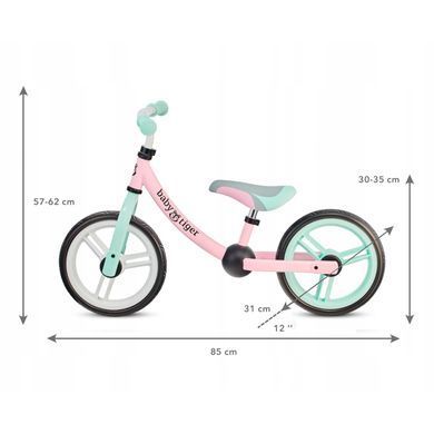 Беговел Babytiger Flow Pink/Mint (BRFLOW00PNK000)