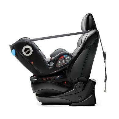 Автокрісло поворотне Bair i-Drive 360 Isofix GM-02 Graphite Midnight з додатковим бічним захистом, 3 положення нахилу спинки