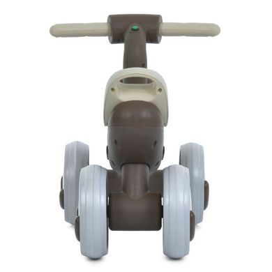 Каталка-толокар BAMBI  M 6239E-17 коричнева з LED-підсвічуванням корпусу, світна фара, музика