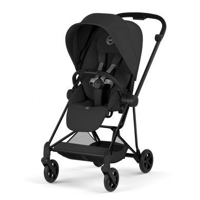 Коляска 2в1 Cybex Mios Comfort 5.0 Sepia Black шасси Matt Black сборка люльки из шасси, легкая и маневренная, амортизация всех колес