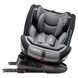 Автокрісло поворотне Bair i-Drive 360 Isofix GM-02 Graphite Midnight з додатковим бічним захистом, 3 положення нахилу спинки