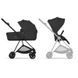 Коляска 2в1 Cybex Mios Comfort 5.0 Sepia Black шасси Matt Black сборка люльки из шасси, легкая и маневренная, амортизация всех колес
