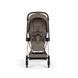 Текстиль для прогулочного блока Cybex Mios Style Collection Coconut Brown с регулируемым капюшоном XXL, вентиляция спинки, ремни безопасности One Pull