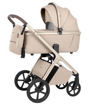 Коляска 2в1 CARRELLO Vector CRL-6553 Seashell Beige регулювання висоти капюшона, система Memory Button, збільшена люлька