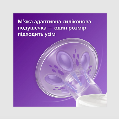 Електричний молоковідсмоктувач Philips Avent SCF323/11 з функцією пам&rsquo;яті, адаптивна подушечка, 8 рівнів налаштування, компактні розміри