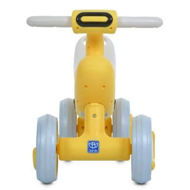 Каталка-толокарь BAMBI M 6239E-6 желтая с LED-подсветкой корпуса, светящаяся фара, музыка