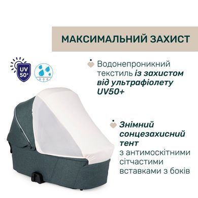 Коляска 2в1 Chicco Bellagio 2 FIR TREE со сборкой OneTouch, реверсивное сиденье, большие колеса с амортизацией